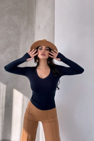 220559 Navy blue BLOUSE