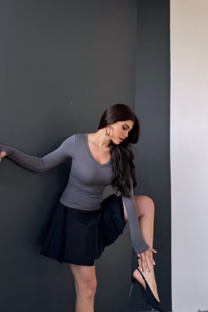 220563 anthracite BLOUSE