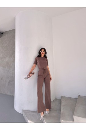 220566 TOPTAN KAHVE PANTOLON TAKIM