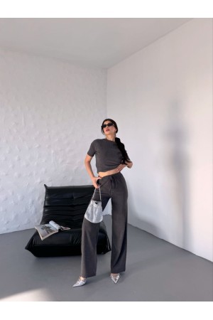 220568 TOPTAN ANTRASİT PANTOLON TAKIM