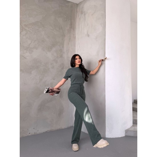 220570 khaki Pants suit