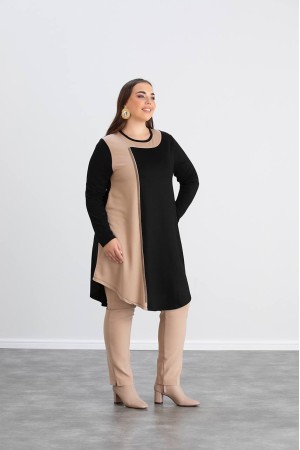 220585 TOPTAN SİYAH TUNİK