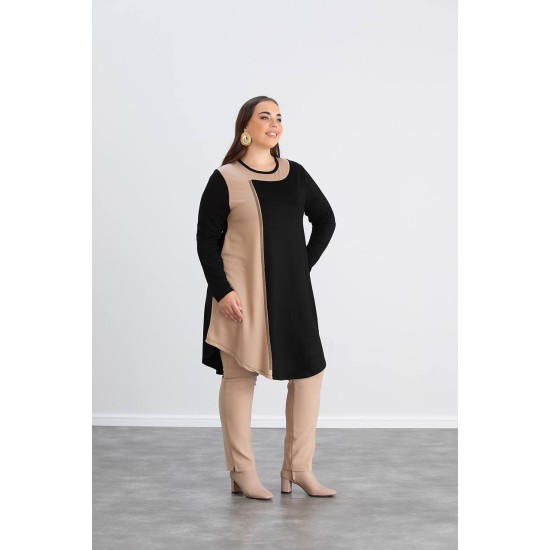 220585 TOPTAN SİYAH TUNİK