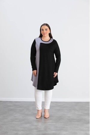 220586 TOPTAN SİYAH TUNİK