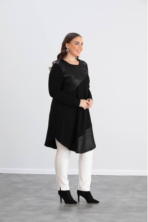 220589 TOPTAN SİYAH TUNİK