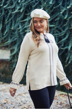 220630 TOPTAN BEJ BLUZ