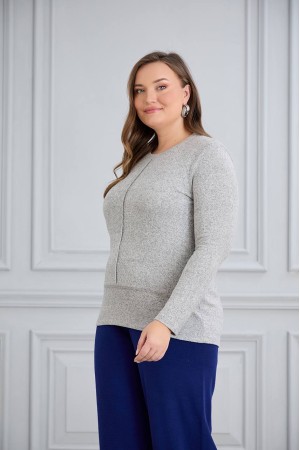 220638 TOPTAN GRİ BLUZ