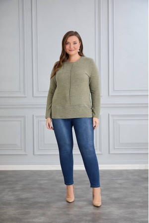 220639 TOPTAN HAKİ BLUZ