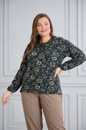220645 patterned BLOUSE