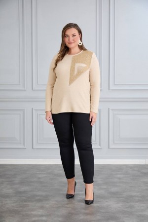 220649 beige BLOUSE