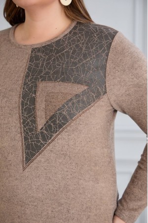 220651 TOPTAN VİZON BLUZ