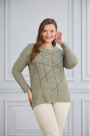 220653 TOPTAN HAKİ BLUZ