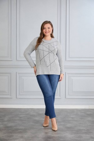 220654 Grey BLOUSE