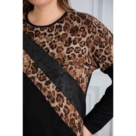220663 leopard BLOUSE