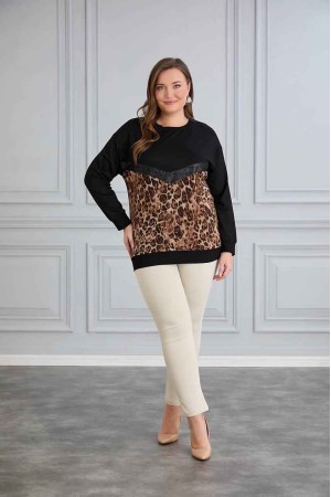 220664 leopard BLOUSE