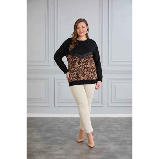 220664 leopard BLOUSE