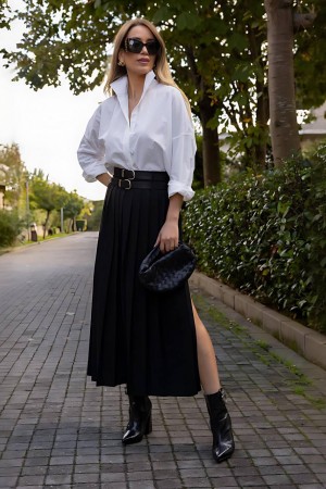 220695 TOPTAN SİYAH ETEK