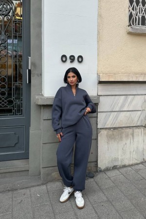 220748 TOPTAN ANTRASİT EŞOFMAN TAKIM