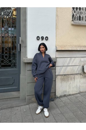 220748 TOPTAN ANTRASİT EŞOFMAN TAKIM