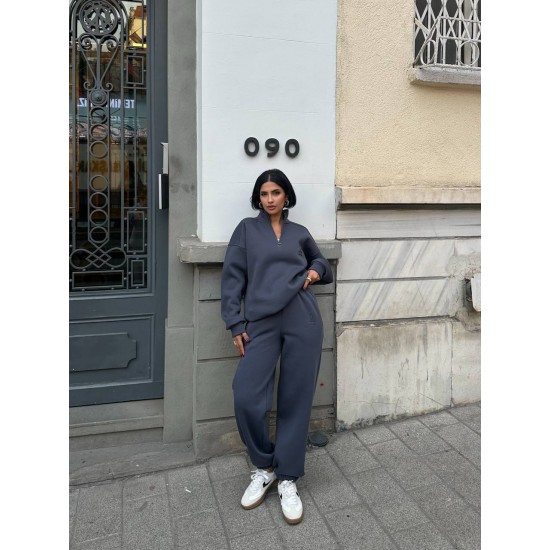 220748 TOPTAN ANTRASİT EŞOFMAN TAKIM