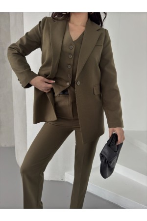 220847 TOPTAN HAKİ PANTOLON TAKIM