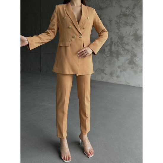 220862 honey foam Pants suit