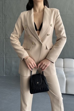 220864 beige Pants suit