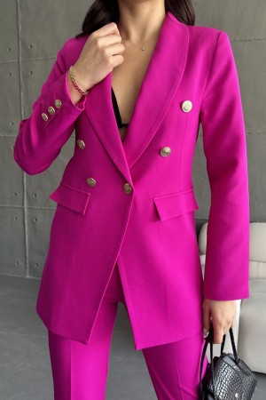 220865 TOPTAN FUŞYA PANTOLON TAKIM