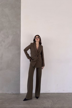 220868 TOPTAN KAHVE PANTOLON TAKIM