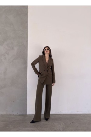 220868 TOPTAN KAHVE PANTOLON TAKIM