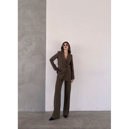 220868 TOPTAN KAHVE PANTOLON TAKIM