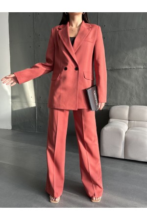 220872 TOPTAN GÜL KURUSU PANTOLON TAKIM