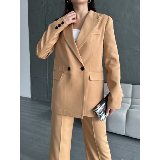 220874 TOPTAN BEJ PANTOLON TAKIM