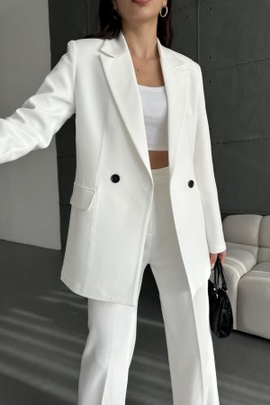 220879 TOPTAN BEYAZ PANTOLON TAKIM