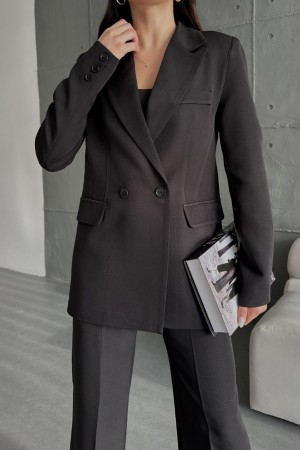 220880 TOPTAN SİYAH PANTOLON TAKIM