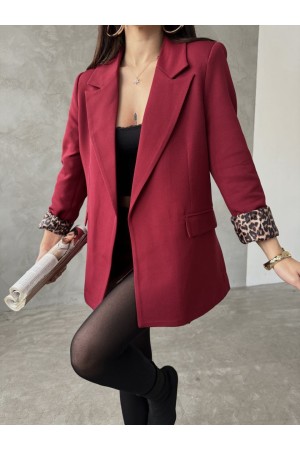 220881 TOPTAN BORDO CEKET