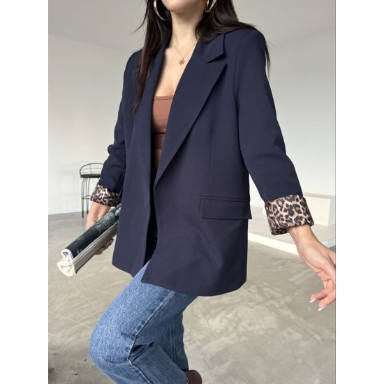 220883 Navy blue JACKET