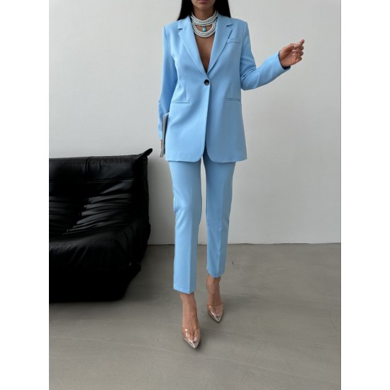 220888 bebe blue Pants suit