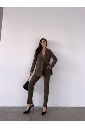 220890 khaki Pants suit