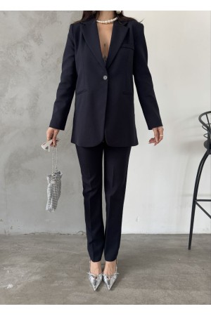 220891 Navy blue Pants suit