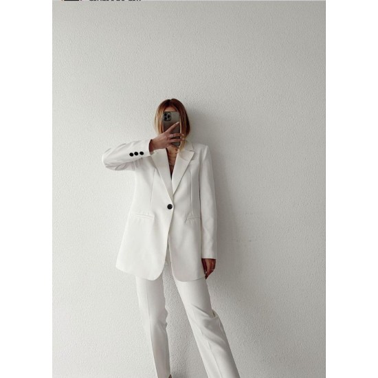 220892 TOPTAN BEYAZ PANTOLON TAKIM