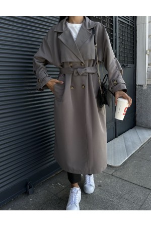 220895 TOPTAN VİZON TRENÇKOT