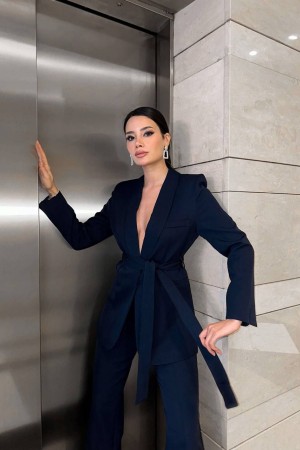 220913 TOPTAN LACİVERT PANTOLON TAKIM