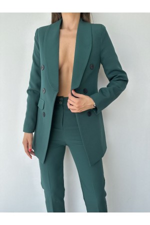 220917 Emerald Green Pants suit