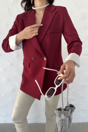 220924 burgundy JACKET