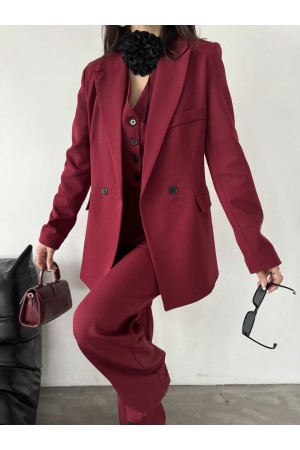 220929 TOPTAN BORDO PANTOLON TAKIM