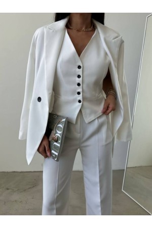 220935 TOPTAN BEYAZ PANTOLON TAKIM