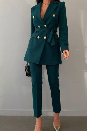 220943 Emerald Green Pants suit