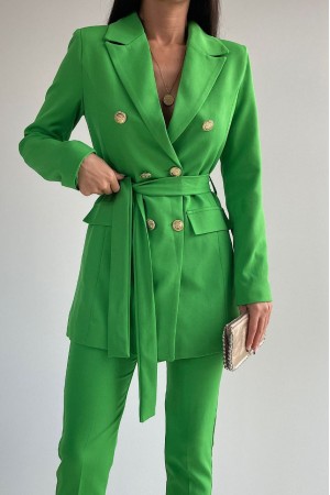 220945 TOPTAN YEŞİL PANTOLON TAKIM