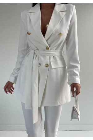 220948 TOPTAN BEYAZ PANTOLON TAKIM